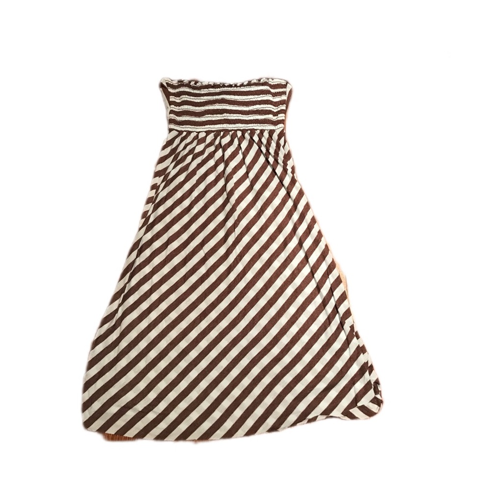 Charlotte Russe strapless stripe Top xs,s